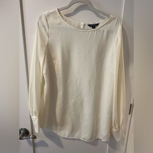 Lands' End Women's Soft Cream Blouse